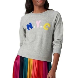 J. Crew N.Y.C. Heather Gray Sweatshirt